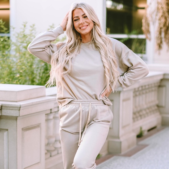 Beige Signature Loungewear - Picture 1 of 6